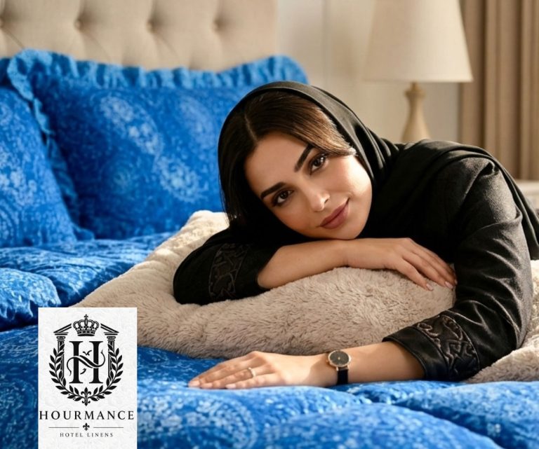 خرید روتختی آبی بته جقه | سرویس خواب چین دار لوکس | هورمانس