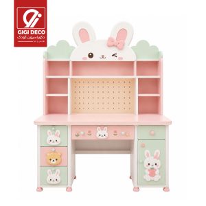 میز تحریر و کتابخانه مدل Bunny Dream