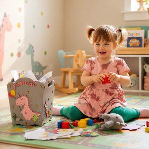نظم‌دهنده کودک طرح دایناسور پرنسس